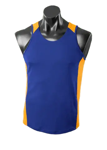 Aussie Pacific Premier Singlet 1101 Casual Wear Aussie Pacific Royal/Gold S